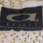 AUGUST Elegant Cream Hat Floral Tülle Gold Accent Church Hat Downton ABBY STYLE Photo 2