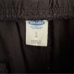 Old Navy black tapered leg pants size large Photo 3