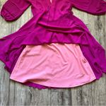Vintage 1970s magenta silk disco dress Photo 9