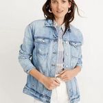 Madewell The Oversized Denim Jean Jacket in Junction Wash: Distressed Edition S Photo 0