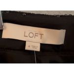 Loft Sequin Skirt NWT Women Size 4 Black Lined Above Knee Party Ann Taylor Photo 6