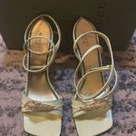 Gucci 95mm Regent Leather Wedge Sandal size 38.5 Photo 2