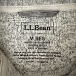 L.L.Bean Women's Gray Sweater Fleece Coat Size Medium Photo 5