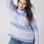 Lane Bryant NWT Womens  Classic Cowlneck Ombre Spacedye Sweater - Sz 14/16 Photo 0
