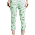 Nike Pro Cool Tracer Womens Capri Legging Crop Pant Print Green White Sz Medium Photo 0