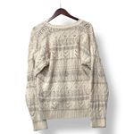 Vtg Robert Scott Ltd Women Linen Cotton Open Knit Sweater M Relaxed Slouchy Boho Tan Size M Photo 2