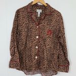 Oscar de la Renta  Leopard Print Pajama Set Photo 5