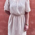 Forever 21  Beige Polkadot Midi Dress Photo 0