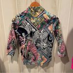 Ralph Lauren Cute paisley floral bright cheery 3/4 sleeve blouse cotton quality Photo 5