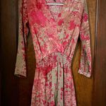 Karina Grimaldi  x Revolve Silk Splatter Print Dress XS Photo 2