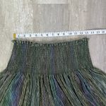 Queen of Sparkles Metallic Green Pleated Swing Shorts Size Large Photo 1