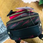 Betsey Johnson Puppy Face Mini Backpack Pink Black NWT Photo 3
