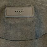 BLANK NYC Faux Suede Drapey Asymmetrical Moto Jacket Gray Size Medium Photo 6