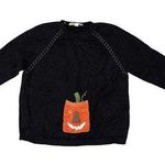 Vintage David Brooks Black Pumpkin Appliqué Crewneck Sweater Size XL Photo 0