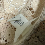 H&M 5/$35 Womens Crop Top Sz XS Light Beige Lace Camisole V Neck Cropped Photo 3