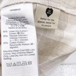 Madewell NEW  Linen Blend Tulip Hem Mini Skirt Undyed NE700 Check Print Size 00 Photo 9