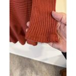 Free People We the Free Mock Neck Lover Split Back Tunic Top Red Women’s Size Medium Photo 2