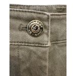 St. John Sport By Marie Gray Jeans Womens Sz 14 Olive Green Denim Wide Leg D6-7 Photo 3