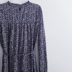 Boden Blue Easy Yoke Mini Ditsy Floral Long Sleeve Dress Size 8 Photo 7