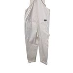 Tilit NYC Canvas Work Overalls in oatmeal cream and green sz S Photo 9