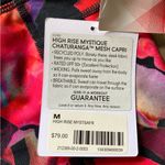 Athleta NWT high rise mystique chaturanga mesh capri medium Photo 3