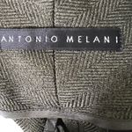 Antonio Melani Herringbone Straight Leg Career Pants Womens 4 Gray Corpcore Photo 6