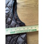 Eddie Bauer Women Medium Goose Down Quilted Brown Vest Buttons Pockets Sleeveles Photo 4