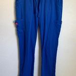 Betsey Johnson Solid Scrub Pants in Blue Photo 0