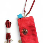 by the moon designed by Salomé Falcón Red Convertible Wristlet Crossbody Bag Photo 0