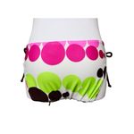 SO  Dotted‎ Low Rise String Bikini Swim Bottom MEDIUM Colorful Poolcore Photo 1