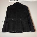 st. john's bay St. John’s Bay Double Breasted Pea Coat Wool Cashmere Blend Grat Large Petite Photo 5