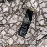 Chico's Chico’s Travelers collection tied cardigan, geometric gold, size 1, medium 8 Photo 2