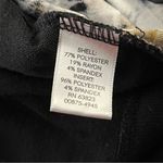 Christopher & Banks Faux Twinset Top Mixed Print Open Front Black XL Photo 3