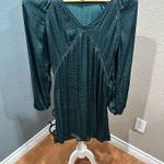 Hinge Emerald green bohemian 70’s retro XS dress Photo 1