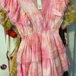 Francesca's Pink Ruffle Mini Dress Photo 0