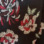 Anthropologie NWT Laia Floral Knit Wide Leg Sweater Pants | Small Petite Photo 7