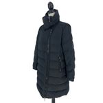 Moncler Gerboise Asymmetrical Zip Down Filled Quilted Puffer Coat in Black Photo 5