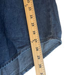 Miss & Mrs One Size Vintage Denim‎ Floral Western Button Up Denim Shirt Blue Photo 7