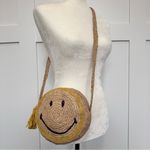 Vanessa Bruno X Smiley Tambourin Straw Purse Bag Photo 3