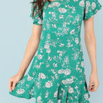 ✨ Flower Print Dress✨ Green Size M Photo 0