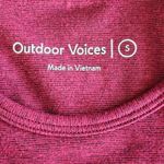 Outdoor Voices Athena Crop Top High Neck Cabernet Burgundy Size Small Photo 5
