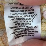 Ghanda Linen Blend Floral Summer Shift Dress, Sz Large Orange Photo 11