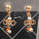 Vintage Clip On Earrings 1 & 1/8" Dainty & Light Photo 0