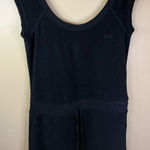 BCBGMAXAZRIA XL Womens Black Terry Cloth Oversized Cover Up Swim Beach Travel Photo 0