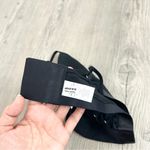 Aerie NWT Lace Up Sides Square Neck Bra Black size Medium Photo 4