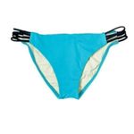 l*space L* Bikini Bottom Teal Blue Strappy Sides Photo 2