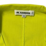 Jil Sander  Chartreuse Button Up Lightweight Old Money Coastal Career EU36 US(XS) Photo 6