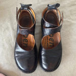 TRIPPEN Vivienne DARK plum almost black Leather Wrap Strap Shoe EU 36 us 6 Photo 5