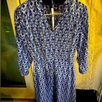 Maeve  Anthropologie blue and white small dress with pockets Photo 0