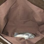 Chloé CHLOE Eclipse Oversized Metallic Grey Tote Shoulder Bag Top Closure Ext Pockets Photo 12